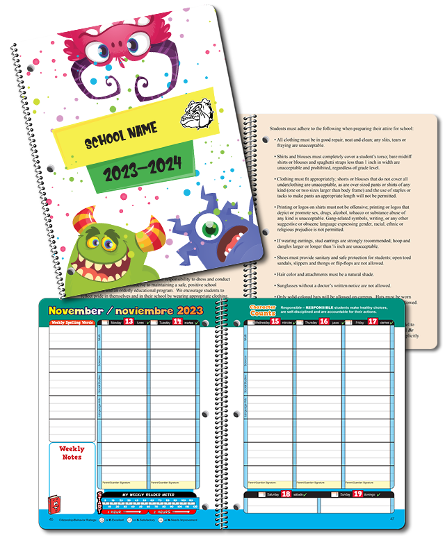School Agenda Book