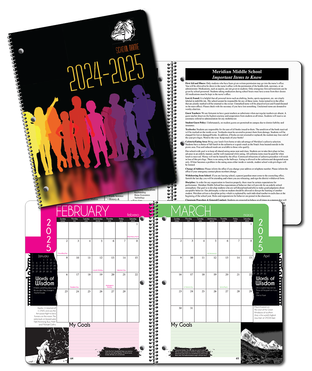 Meridian Student Planners Custom Primary Elementary Middle High School meridian-student-planners-custom-primary-elementary-middle-high-school